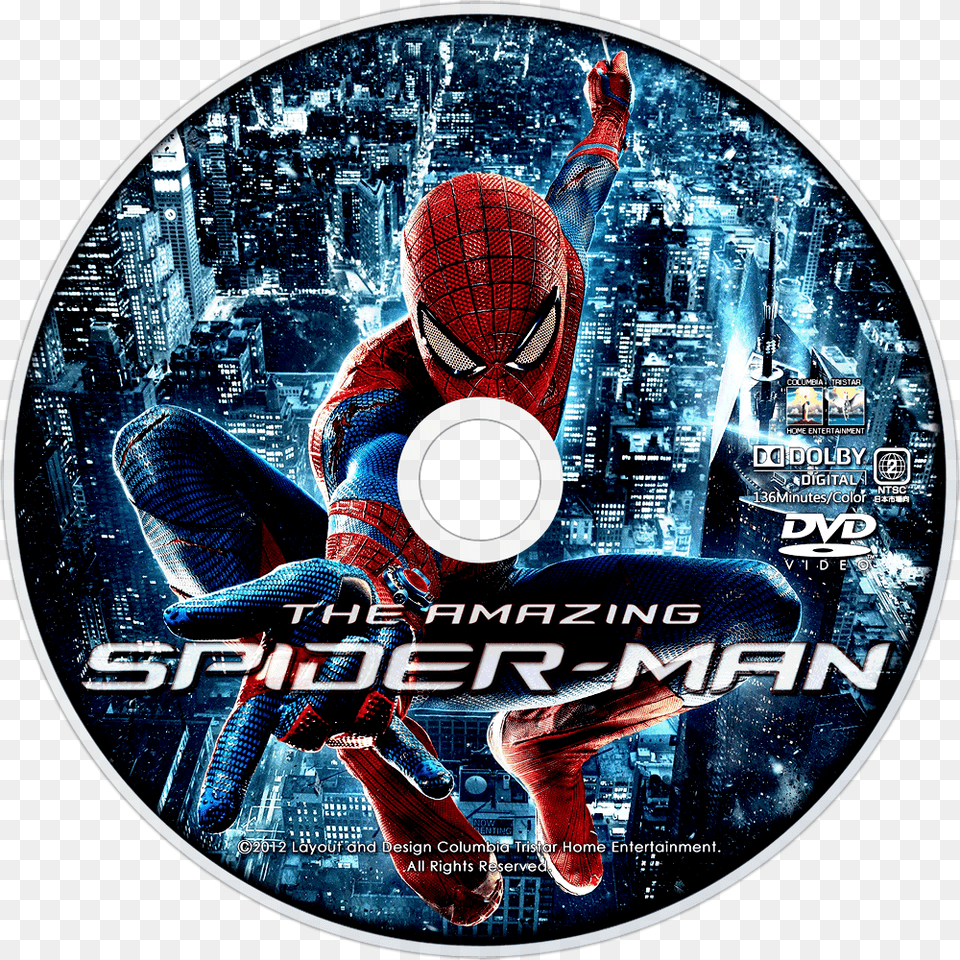 Id Amazing Spider Spider Man, Disk, Dvd, Adult, Male Png Image