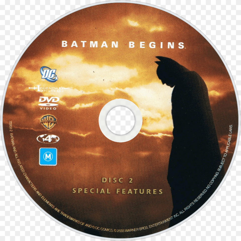 Image Id Batman Begins Dvd Label, Disk, Adult, Male, Man Free Png