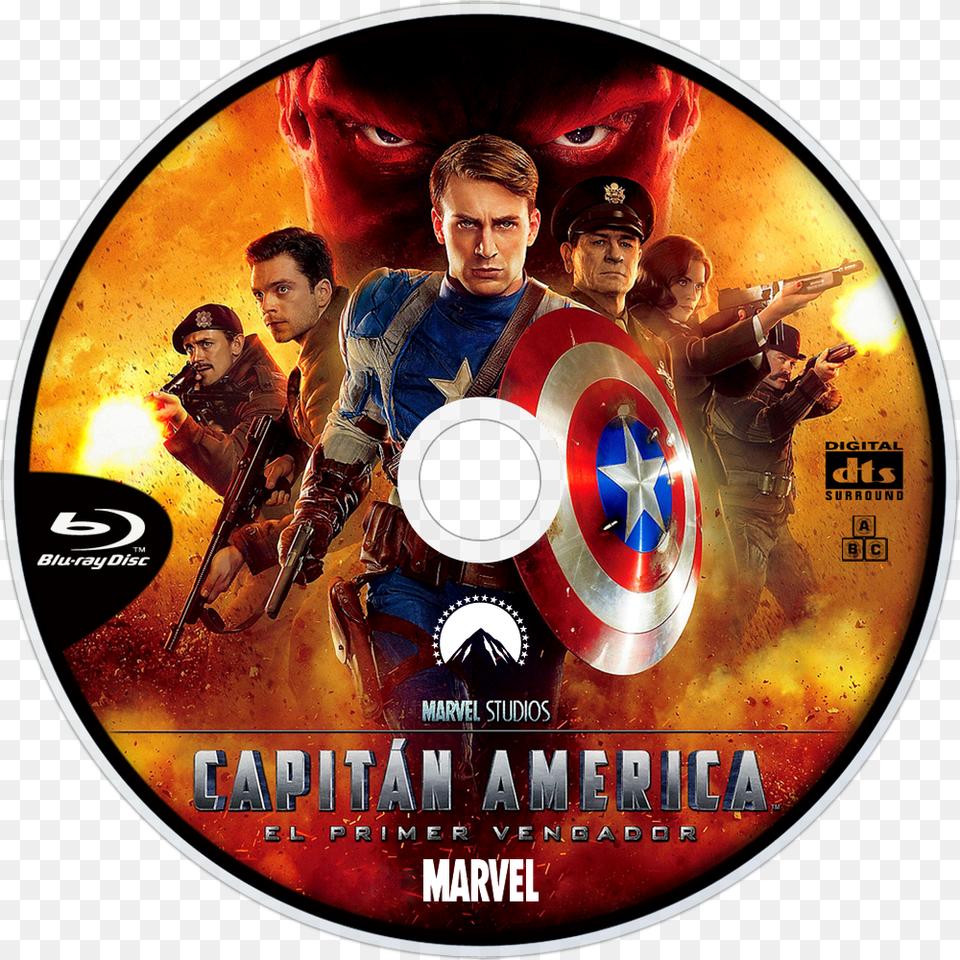 Image Id Capitan America The First Avenger Bluray, Disk, Dvd, Adult, Male Free Png Download