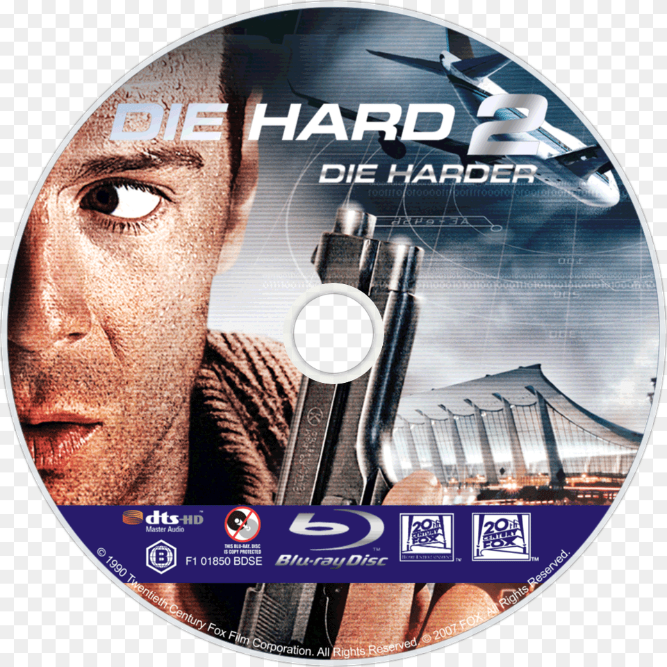 Image Id Die Hard 2 Movie Posters, Disk, Dvd, Adult, Male Free Transparent Png