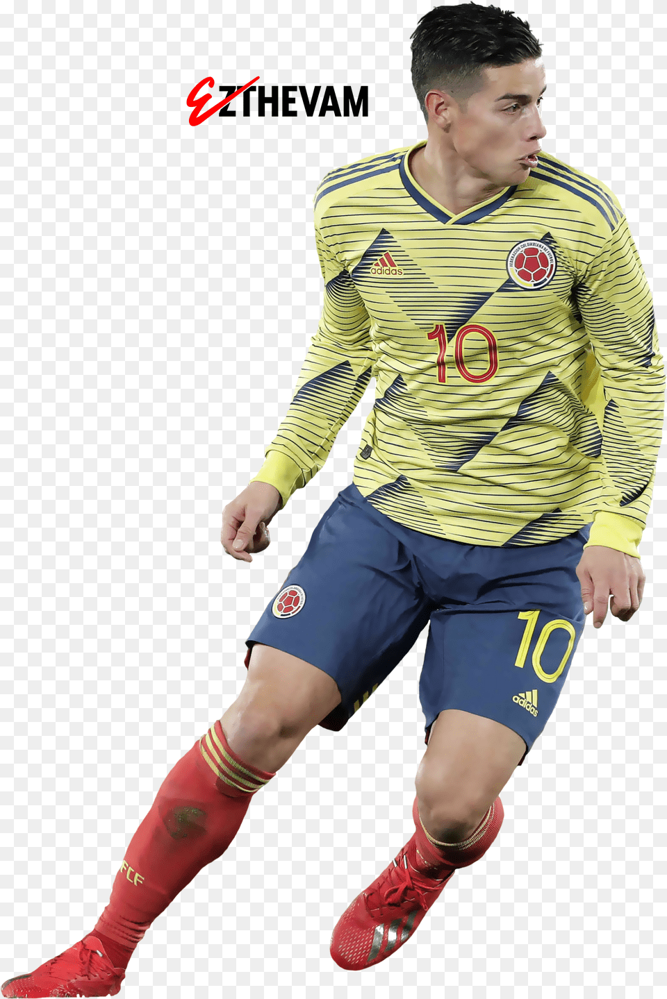 Image Id James Rodriguez Colombia Nueva Camiseta, Clothing, Shirt, Adult, Male Free Transparent Png