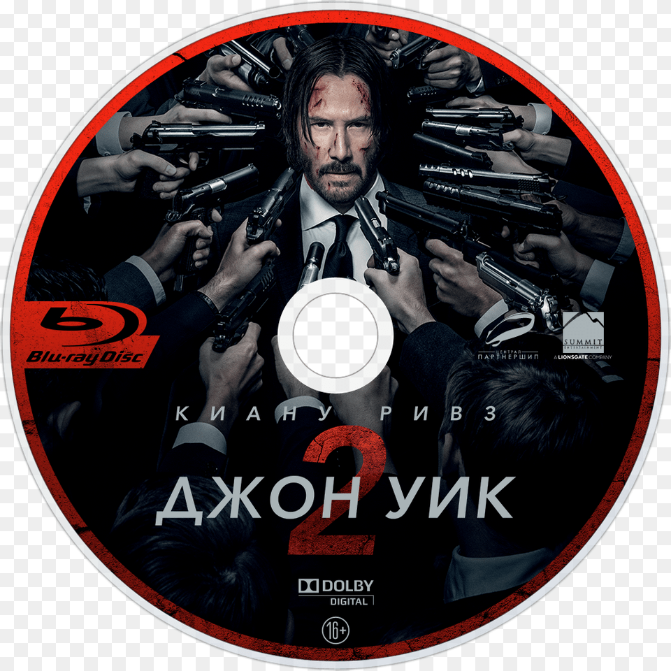 Id John Wick Chapter 2 Disc, Disk, Dvd, Adult, Person Png Image