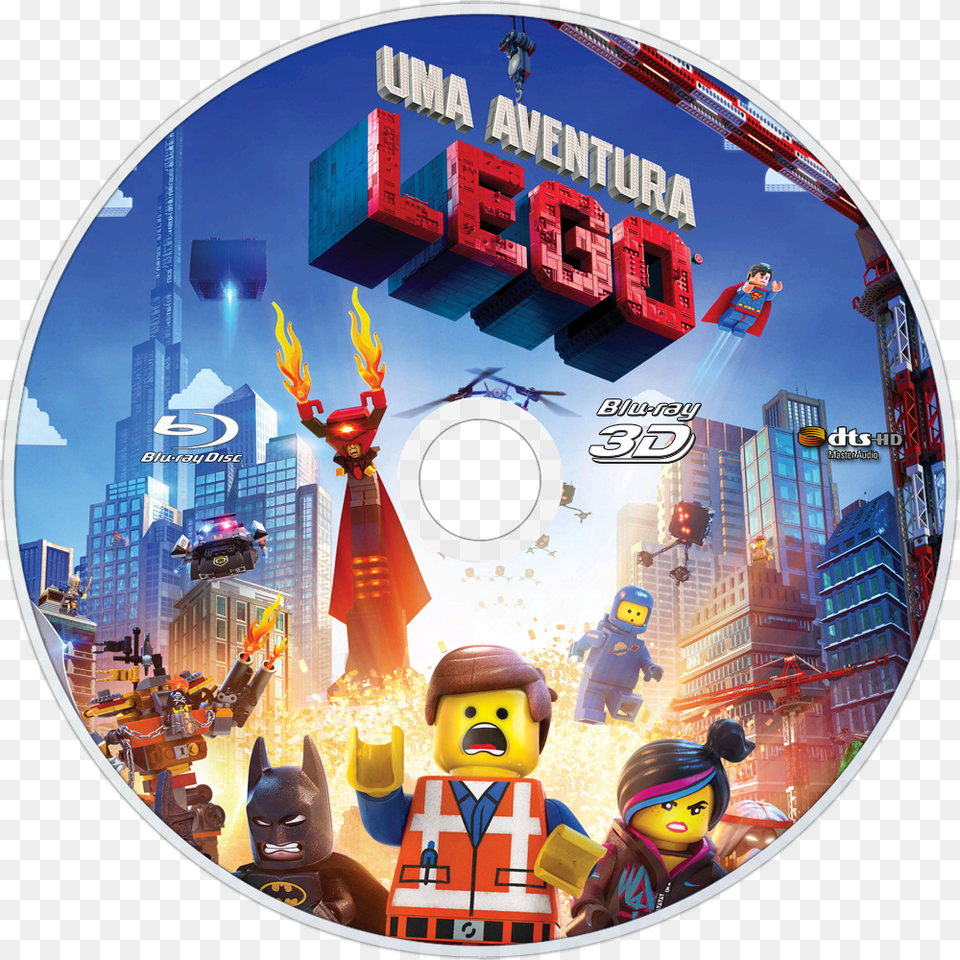 Image Id Lego Movie Dvd, Disk, Doll, Toy, Person Free Transparent Png