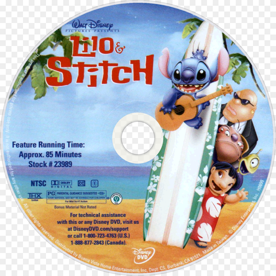 Image Id Lilo And Stitch Disc, Disk, Dvd, Baby, Person Free Png