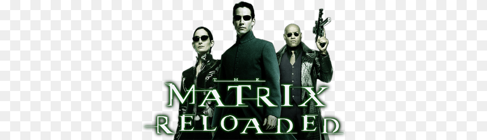 Image Id Matrix Reloaded Logo, Weapon, Clothing, Coat, Firearm Free Png