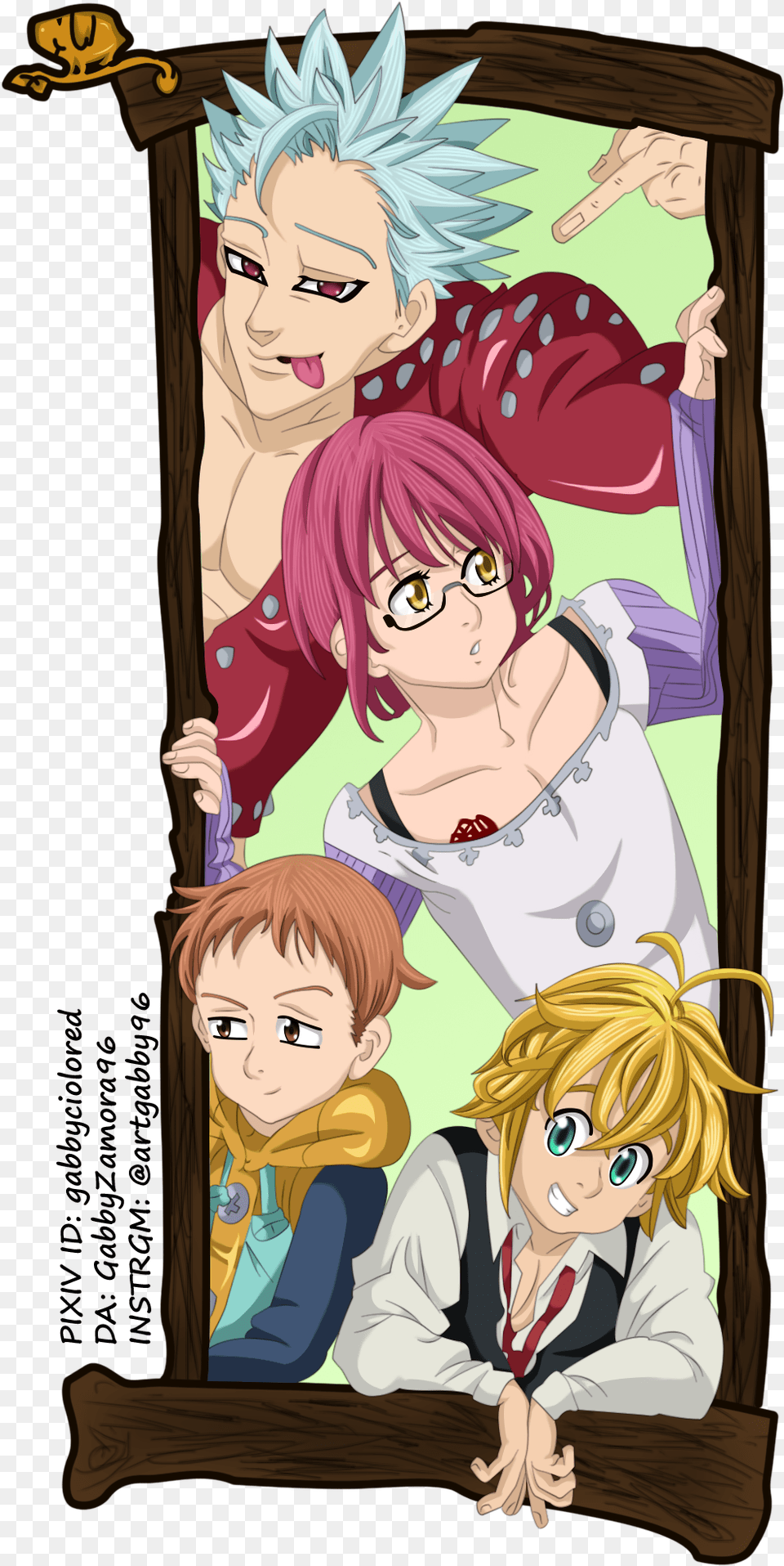 Image Id Meliodas Ban King E Gowther, Publication, Book, Comics, Adult Free Png Download