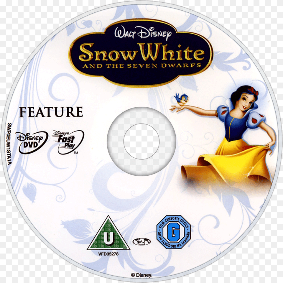 Id Snow White And The Seven Dwarfs Dvd Disc, Adult, Disk, Female, Person Png Image