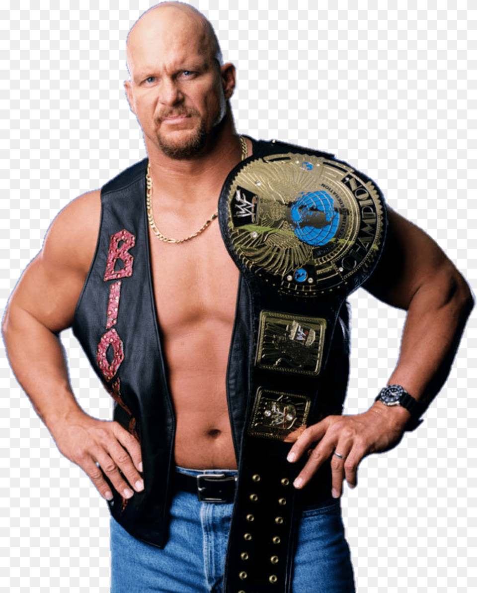 Image Id Stone Cold Wwe Champion, Accessories, Buckle, Man, Male Png