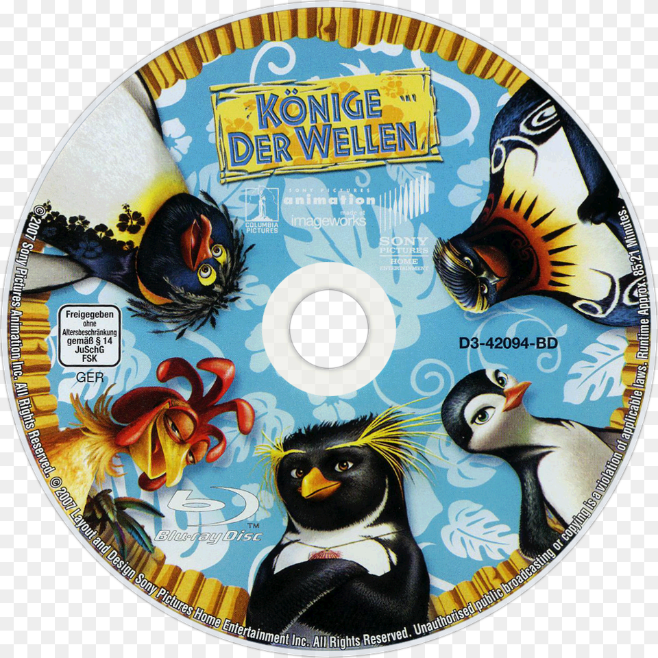 Image Id Surf39s Up Full Screen Special Edition Dvd Disc, Disk, Animal, Bird, Penguin Free Transparent Png