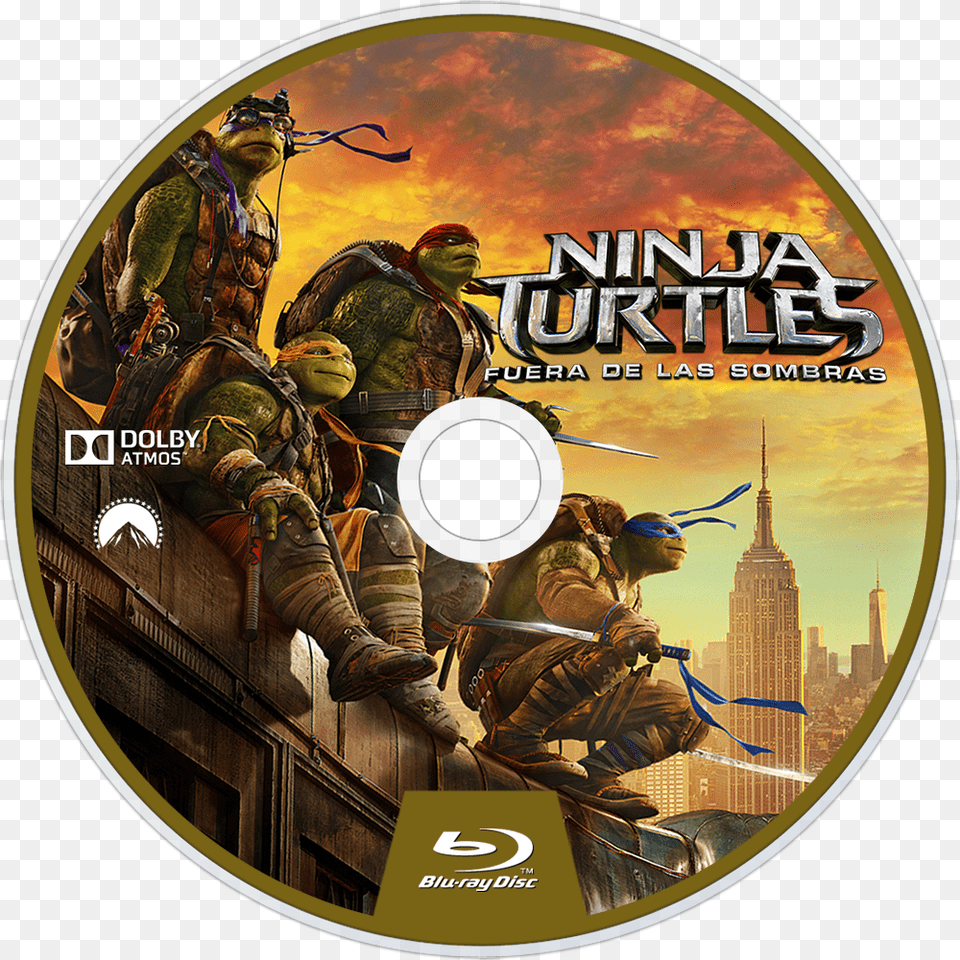 Image Id Teenage Mutant Ninja Turtles 2 Cd, Disk, Dvd, Adult, Male Free Png Download