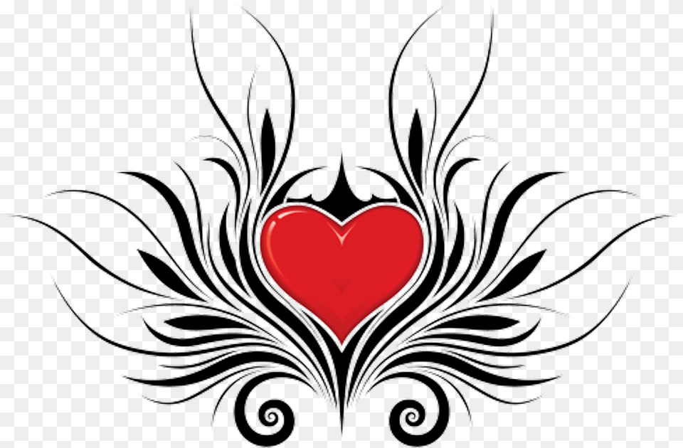 Image Information Tattoo Images Hd, Symbol, Heart, Pattern, Plant Png