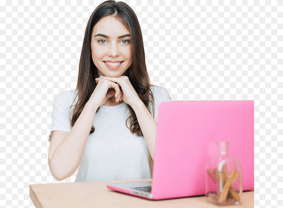 Image Is Not Available Girl, Pc, Computer, Electronics, Laptop Free Transparent Png