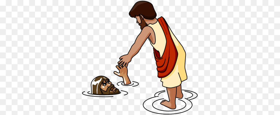 Image Jesus Pulling Peter Out Of The Water, Adult, Person, Female, Woman Png