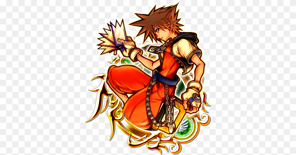 Kingdom Hearts Sora Illustrated, Book, Comics, Publication, Person Png Image