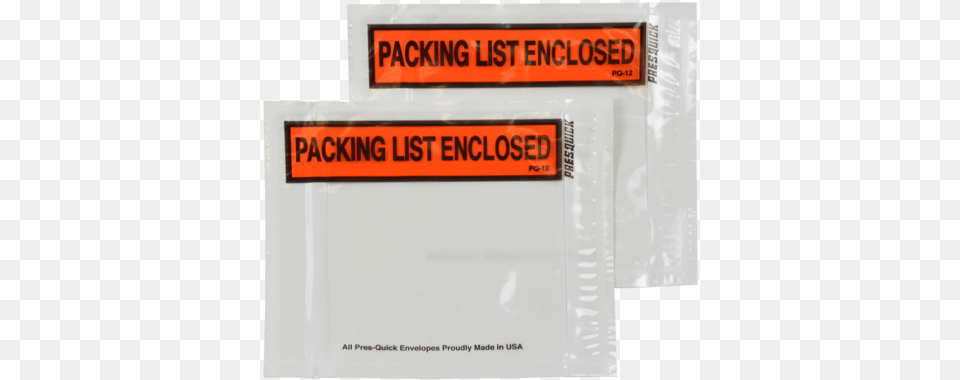 Image Label Packing List Envelopes, Plastic, Bag, Plastic Bag Free Png Download