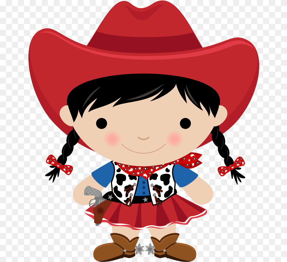 Image Library Cowboy And Cowgirl Clipart Cowboy Clipart, Clothing, Hat, Baby, Person Free Transparent Png