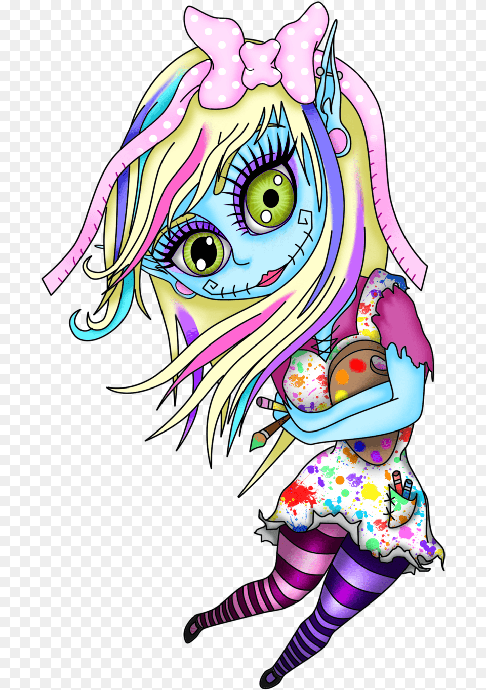 Image Library Library Its Too Cute Inkspirations Zombie Girl Clip Art, Book, Comics, Publication, Graphics Png