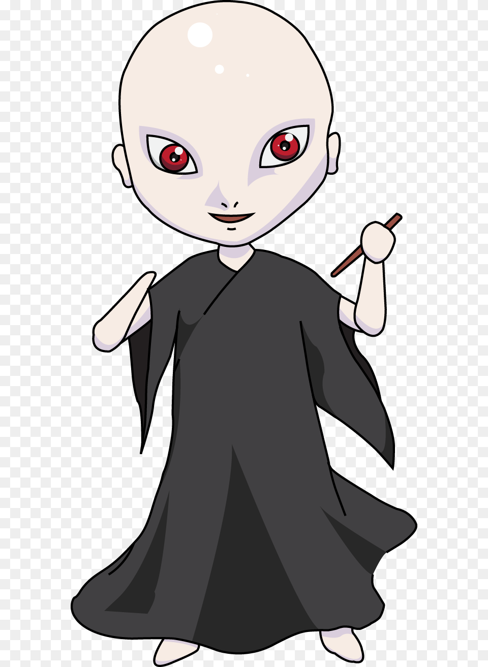 Image Library Library Lord Chibi By Colachu Cartoon Voldemort Transparent Background, Baby, Person, Book, Comics Free Png Download