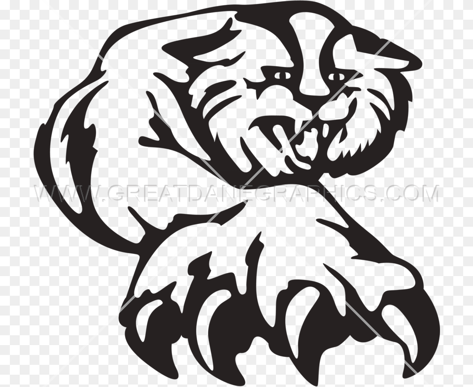 Image Library Transparent Tiger Claw Tiger Claw Transparent, Electronics, Hardware, Hook, Bow Free Png Download