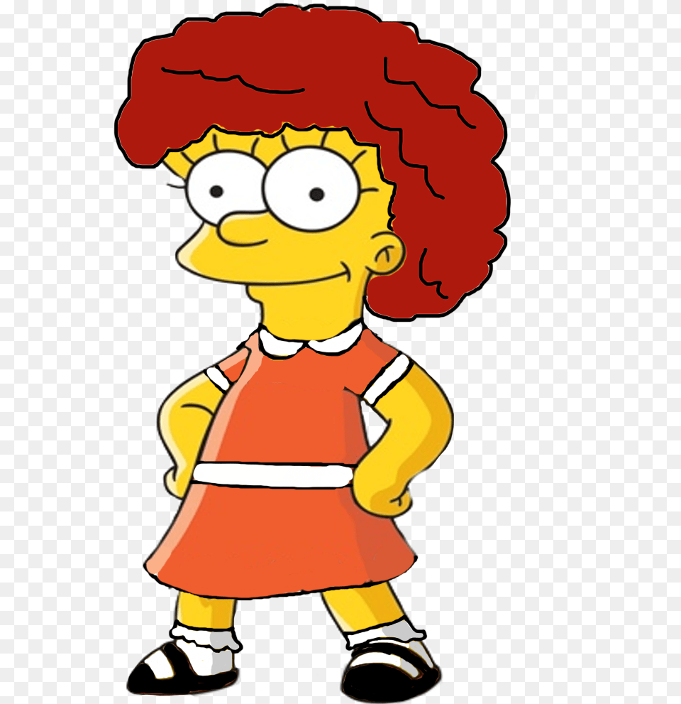 Image Lisa Simpson As Orphan Scratchpad Little Orphan Annie, Baby, Person, Cartoon, Clothing Free Png