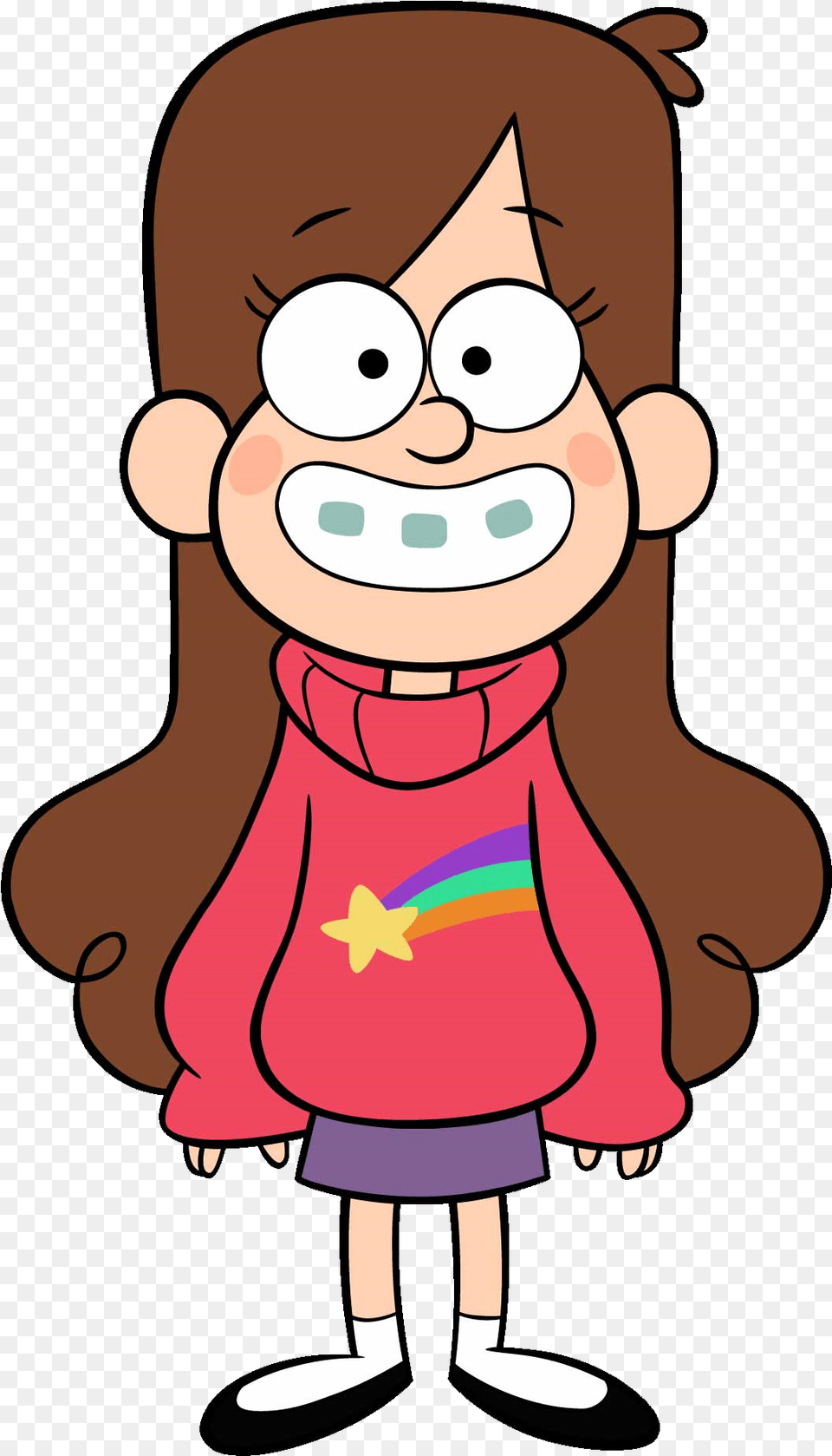 Image Mabel Pines Gravity Mabel Gravity Falls Characters, Cartoon, Baby, Person, Face Png