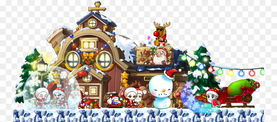 Image Maplestory Christmas Padded Jacket, Food, Person, Sweets, Outdoors Free Transparent Png