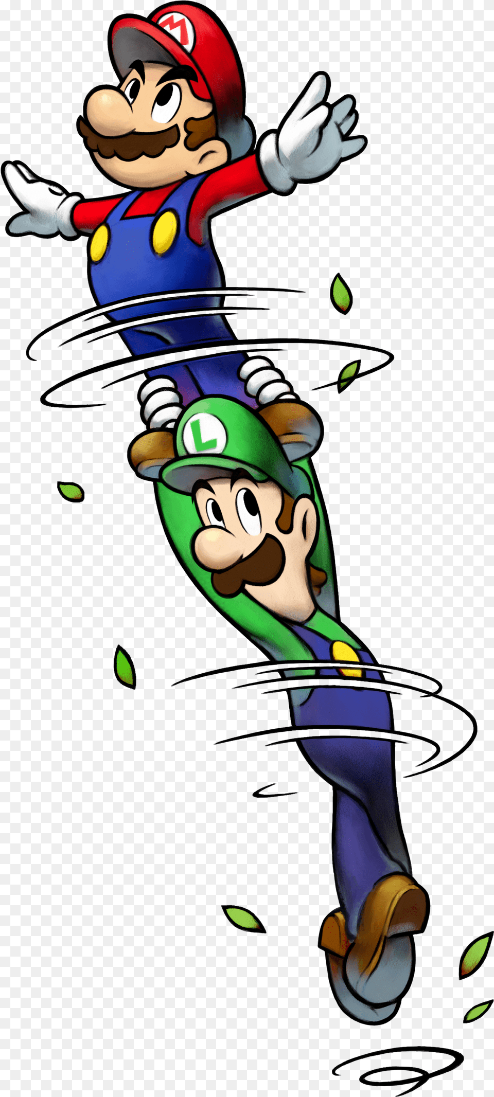 Image Mario And Luigi Spin Jump, Baby, Person, Face, Head Free Png Download