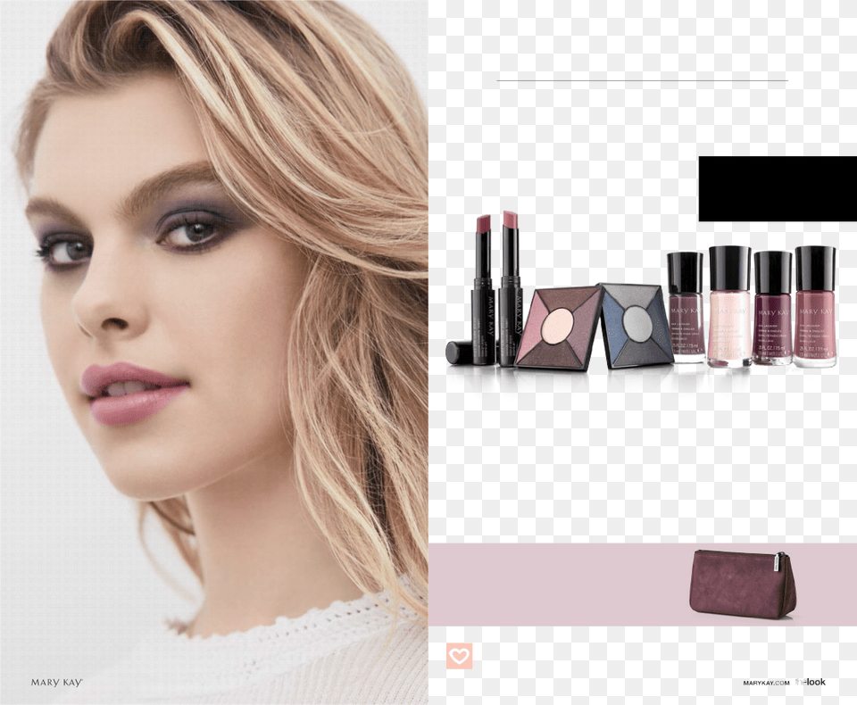Mary Kay Eye Color Palette Simply Smoky, Cosmetics, Lipstick, Adult, Person Png Image