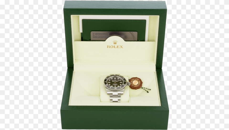 Image May Contain Wristwatch Accessories Accessory Rolex Supreme Box, Arm, Body Part, Person, Mailbox Free Png