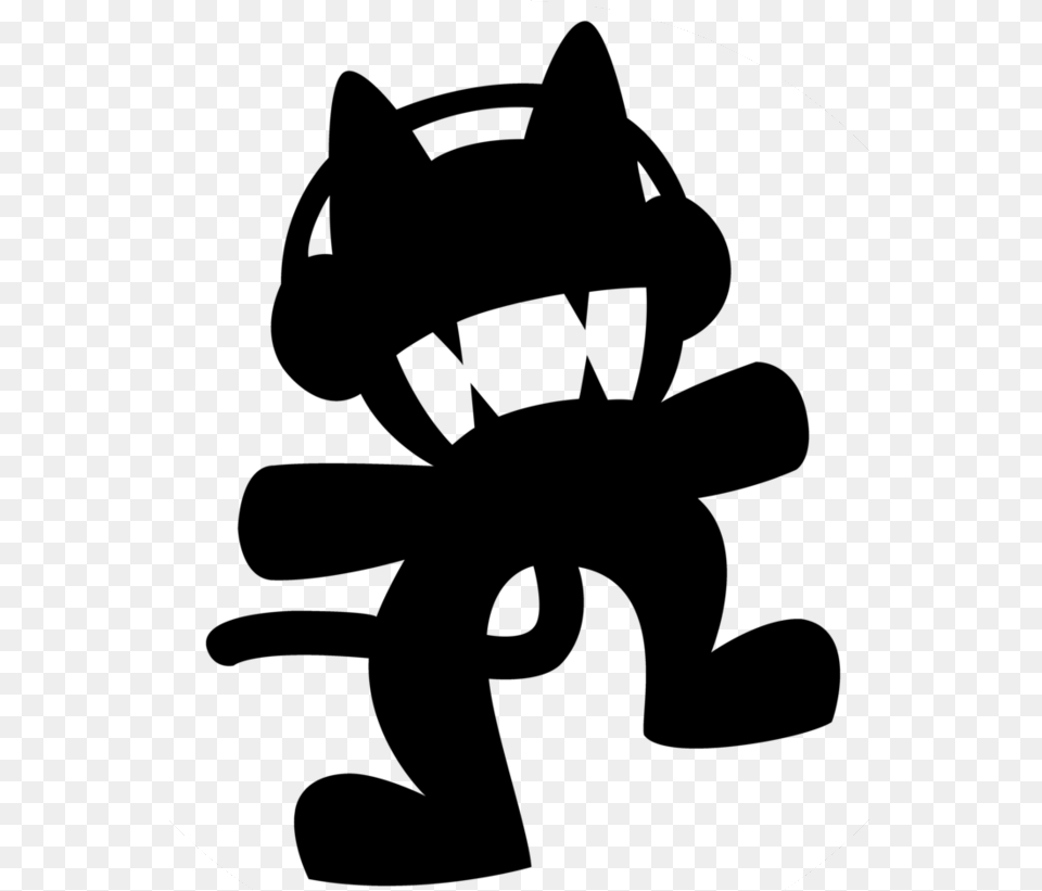 Image Monstercat Logo, Oval, Person, Stencil Free Png Download