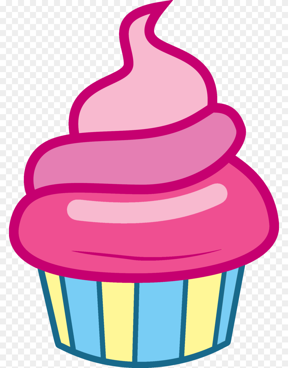 Image My Little Pony Cupcake, Cake, Cream, Dessert, Food Png