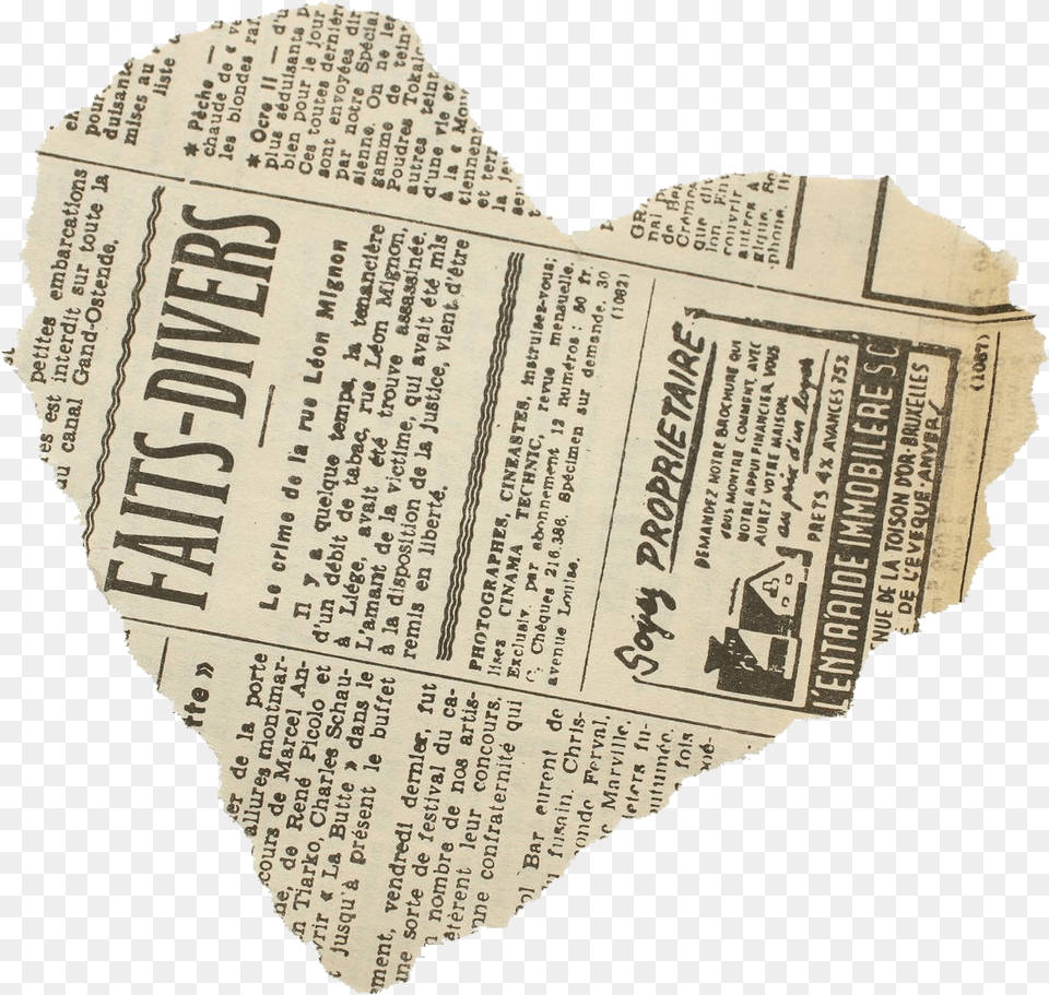 Newspaper Aesthetic, Text, Person, Paper Png Image