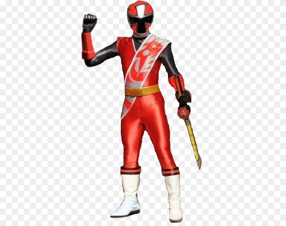 Image Ninnin Red3 Rangerwiki Fandom Powered By Power Rangers Ninja Steel Mick Red Ranger, Clothing, Costume, Person, Adult Free Transparent Png