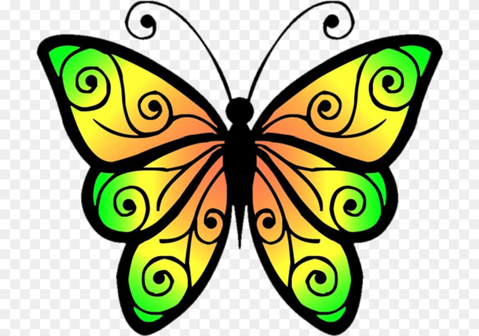 No Background Clip Art Picture Of Butterfly, Floral Design, Graphics, Pattern, Person Png Image