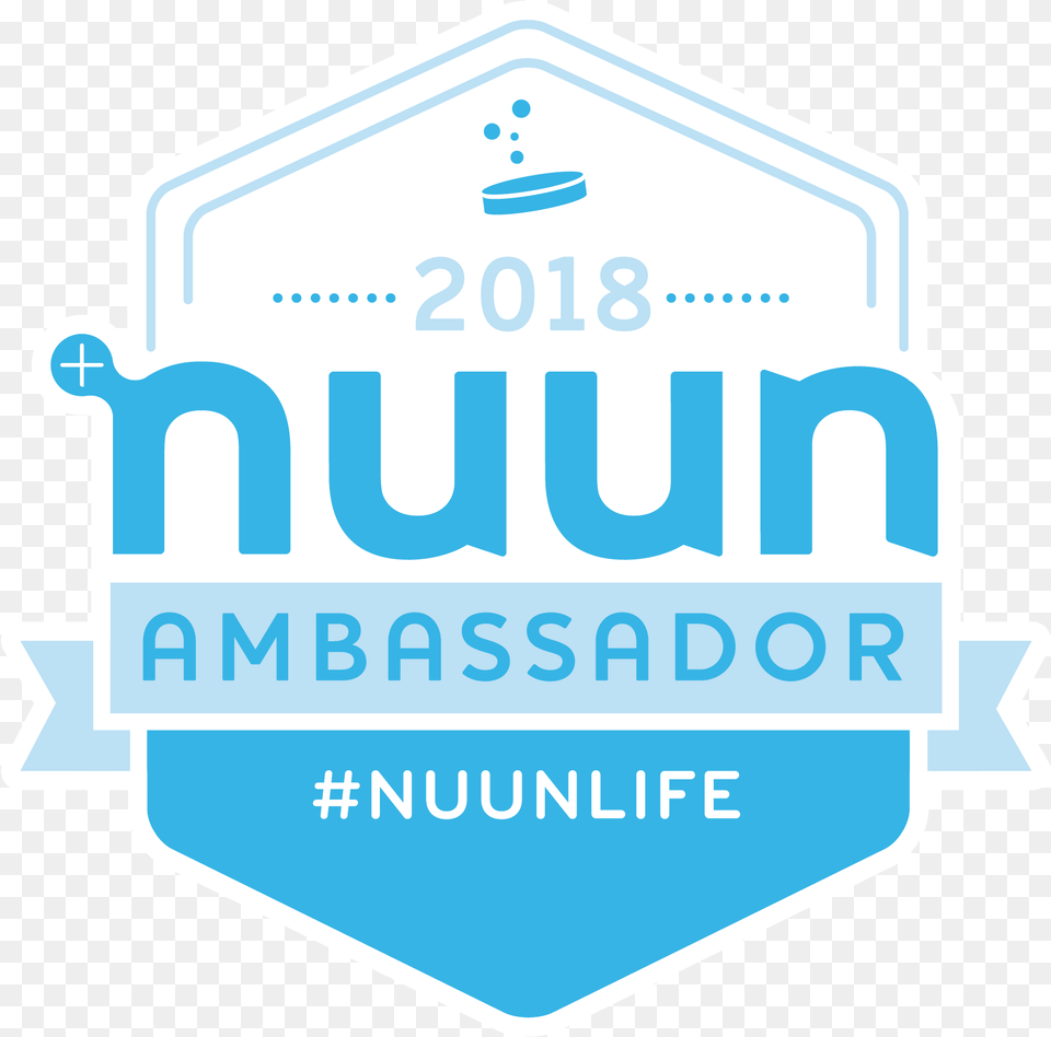 Image Nuun Ambassador 2018 Logo, Badge, Symbol Free Png Download