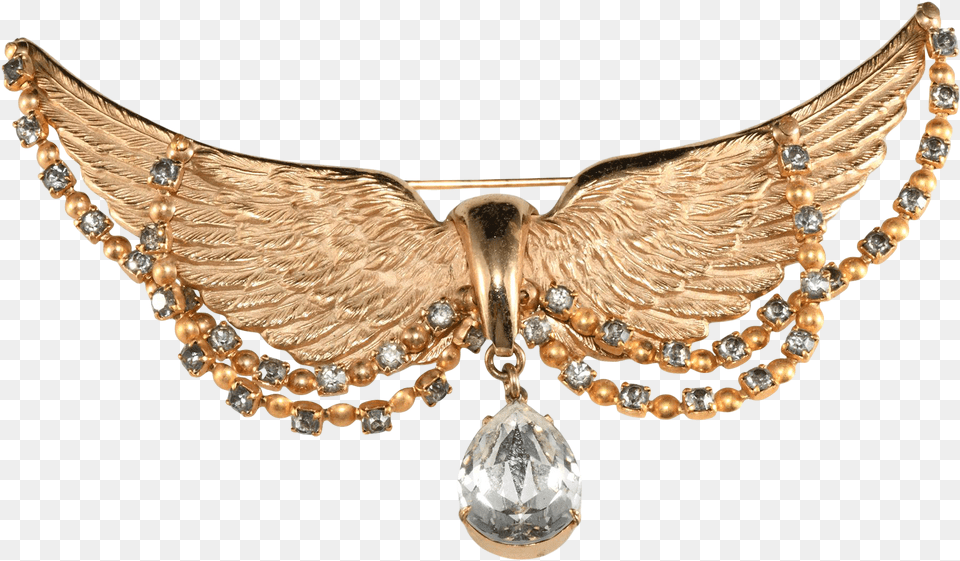 Image Of 2020 Trend Report Angel Wings Brooch, Accessories, Jewelry, Necklace, Diamond Png