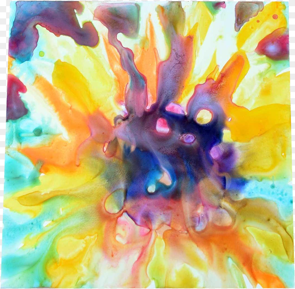 Image Of 2020 Trend Report Fire Flower Paint, Art, Modern Art, Dye, Painting Free Png