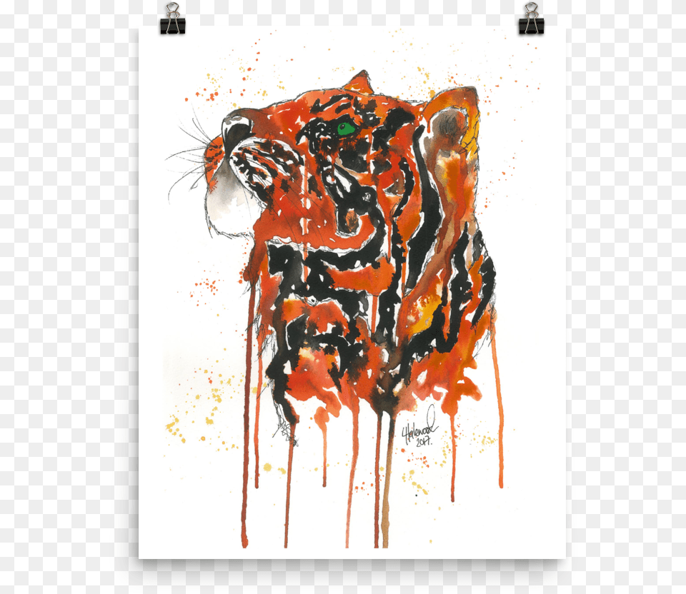 Image Of 39panthers Tigris39 Modern Art, Modern Art, Painting, Collage, Animal Free Transparent Png