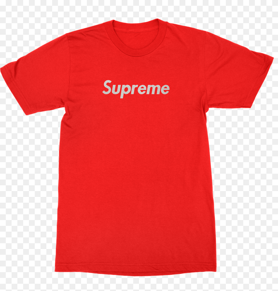 Image Of 3m Hypebeast Tee Red Shirt With Gold Printing Png