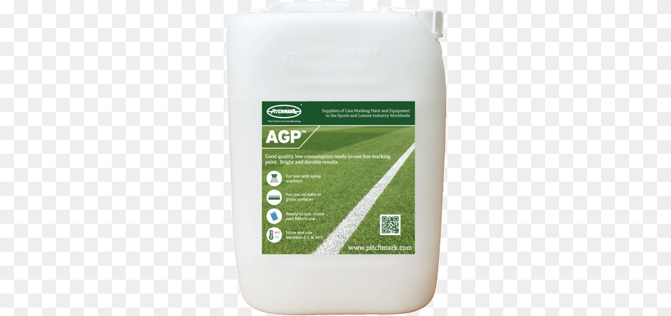 Image Of A 10 Litre Plastic Drum Of Agp White Pitch Pitch, Bottle, Qr Code Png