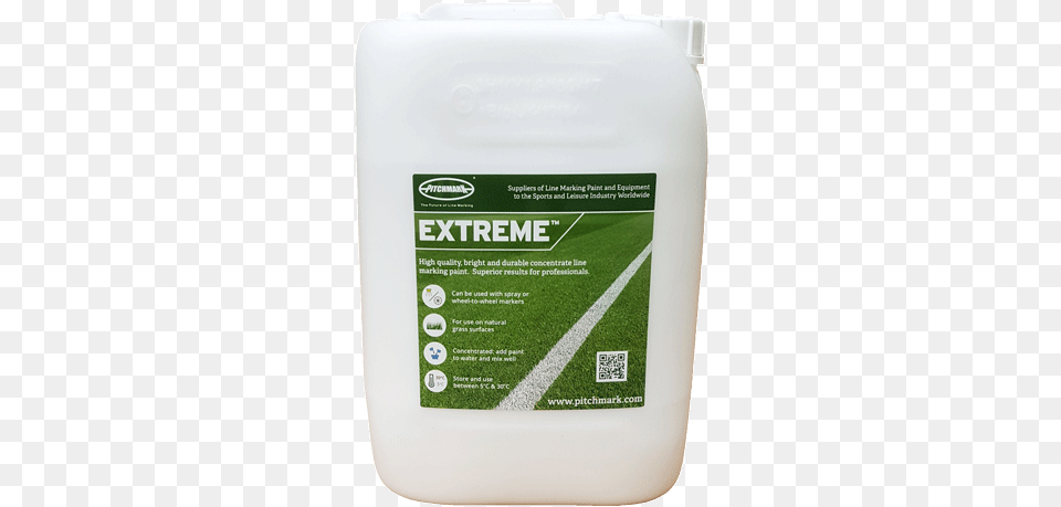 Image Of A 10 Litre Plastic Drum Of Extreme White Line Paint, Bottle, Qr Code Free Png