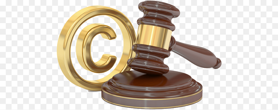 Image Of A Copyright Symbol And Gavel Copyright Infringement Transparent, Device, Smoke Pipe Png