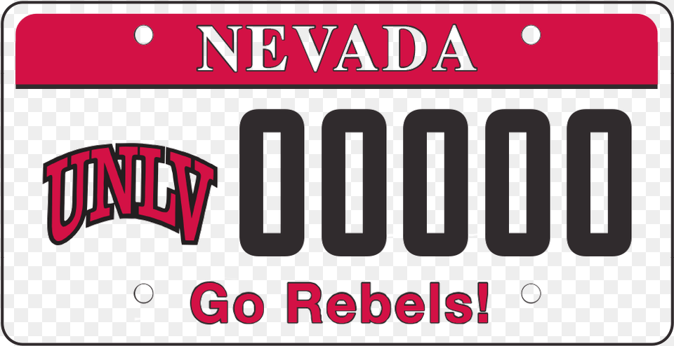 Image Of A License Plate With Unlv And The Text Quotgo Unlv Runnin39 Rebels Official Ncaa 11quotx17quot Car Window, License Plate, Transportation, Vehicle, Scoreboard Free Transparent Png