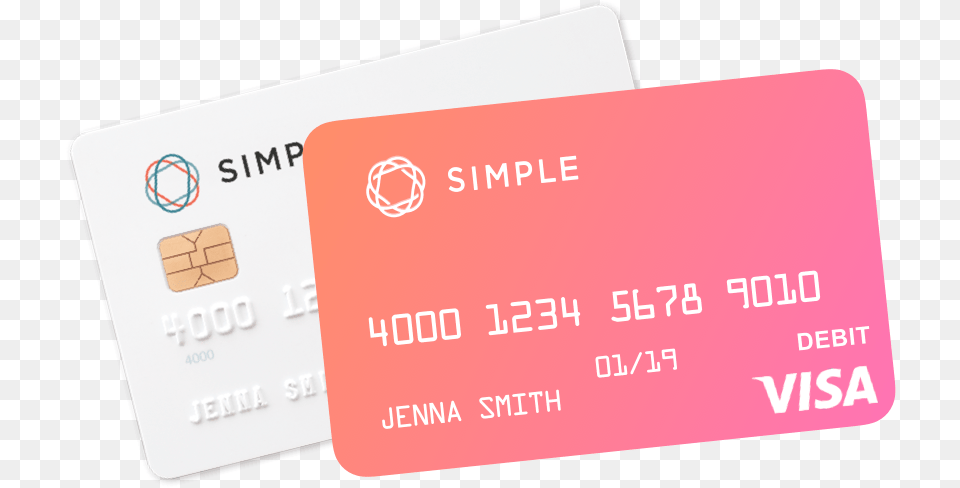 Image Of A Physical Credit Card And Its Digital Representation Simple Credit Card, Text, Credit Card Free Transparent Png