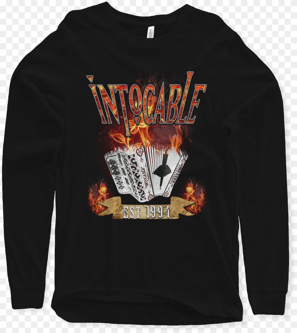 Of Accordion On Fire Tee Sleeve Png Image