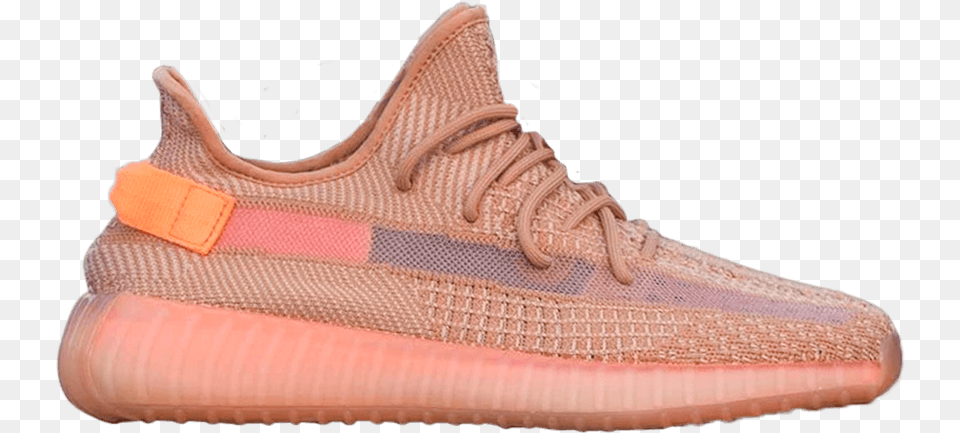 Image Of Adidas Yeezy 350 V2 Clay Yeezy Boost 350 V2 Clay Pink, Clothing, Footwear, Shoe, Sneaker Free Png Download