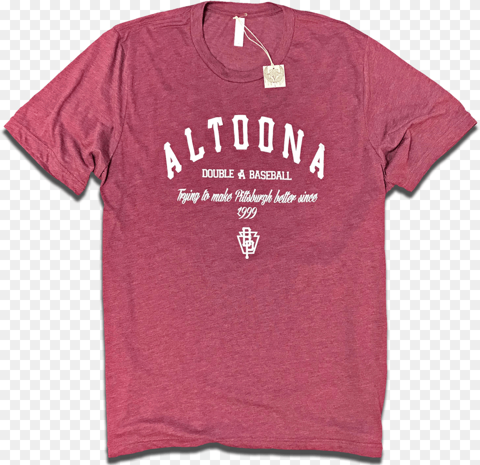 Of Altoona Curve Double A Baseball Quottrying To, Clothing, T-shirt, Shirt Png Image