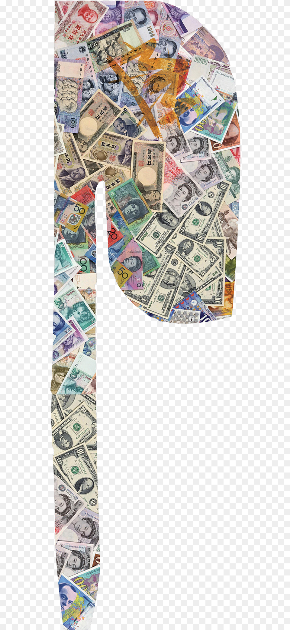 Image Of Atm Jam Cash, Art, Collage, Person, Money Png