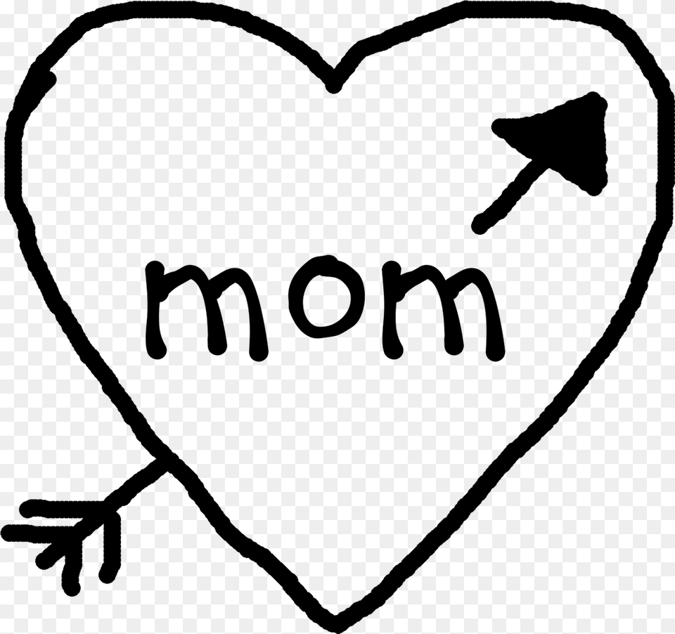 Of Bad Mom Tattoo Decal Heart, Nature, Night, Outdoors, Gray Png Image