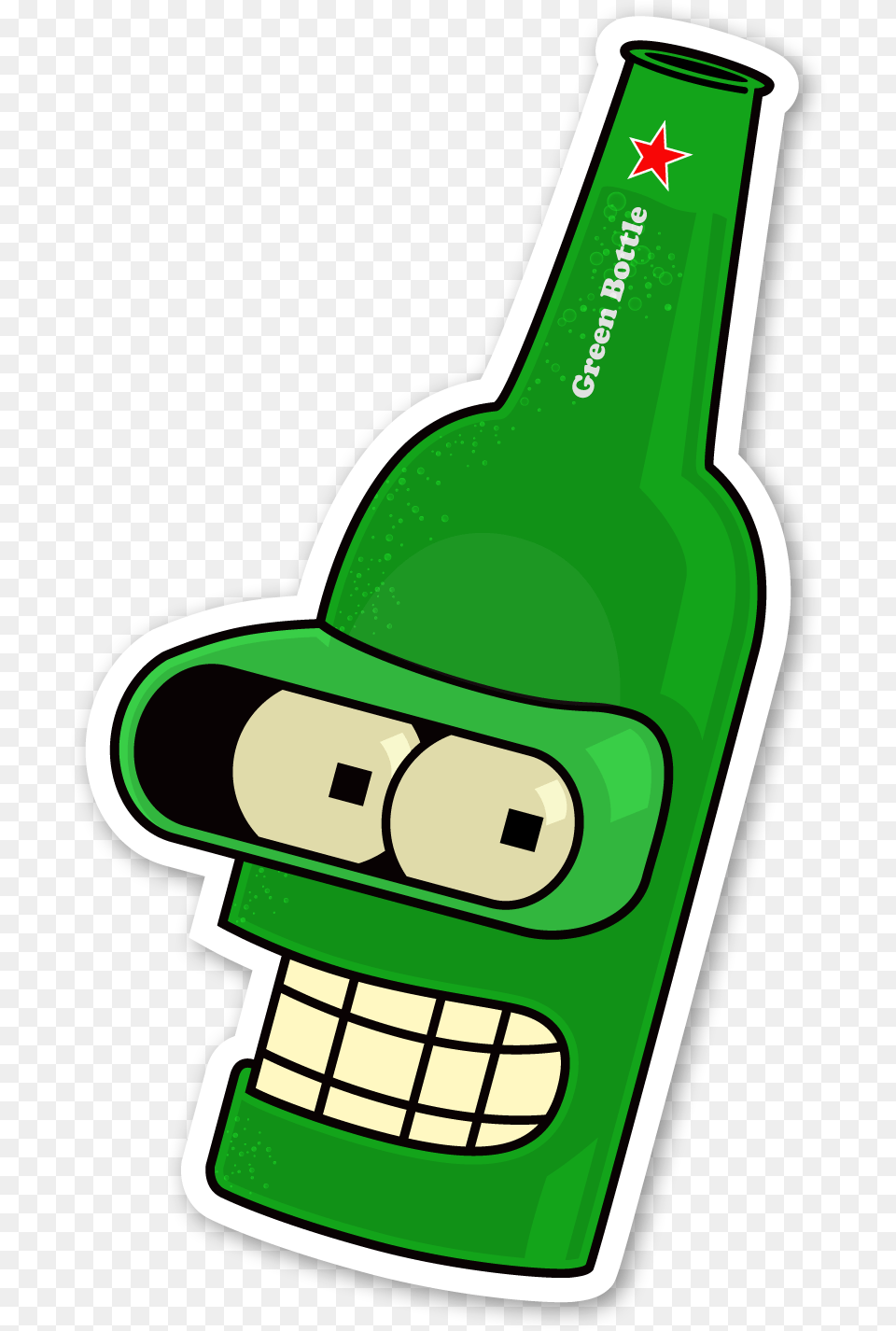 Image Of Bender Beer Bottle, Alcohol, Beer Bottle, Beverage, Liquor Free Png